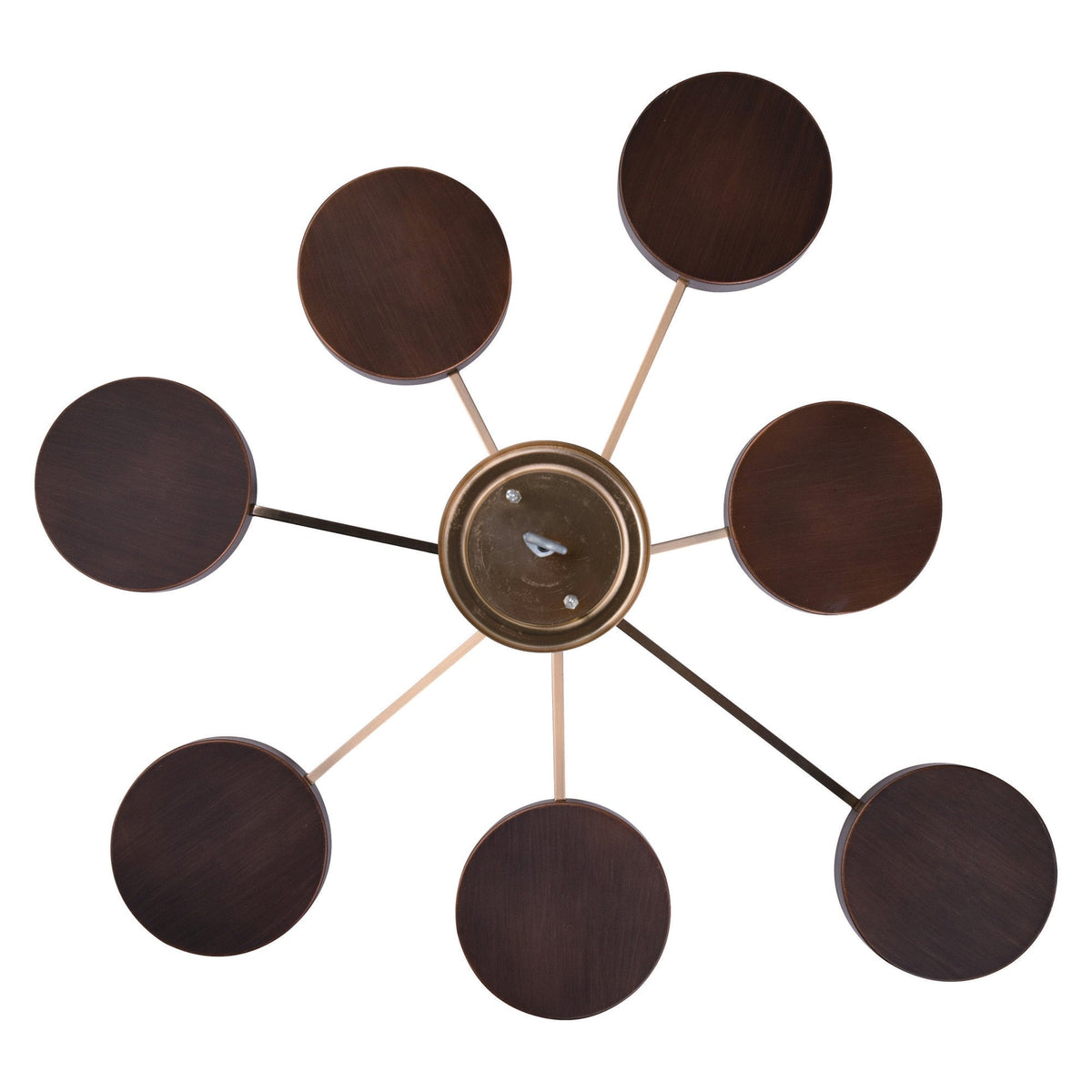 Madison 7L Chandelier Architectural Bronze and Natural Brass - Orvon Lighting