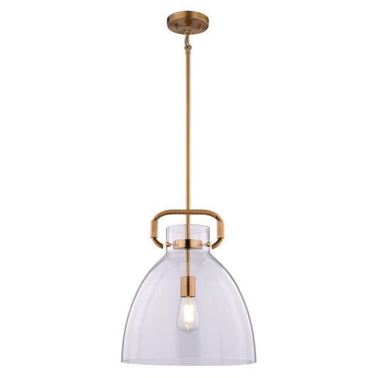 Madrona 14 - in. W Pendant Muted Brass - Orvon Lighting
