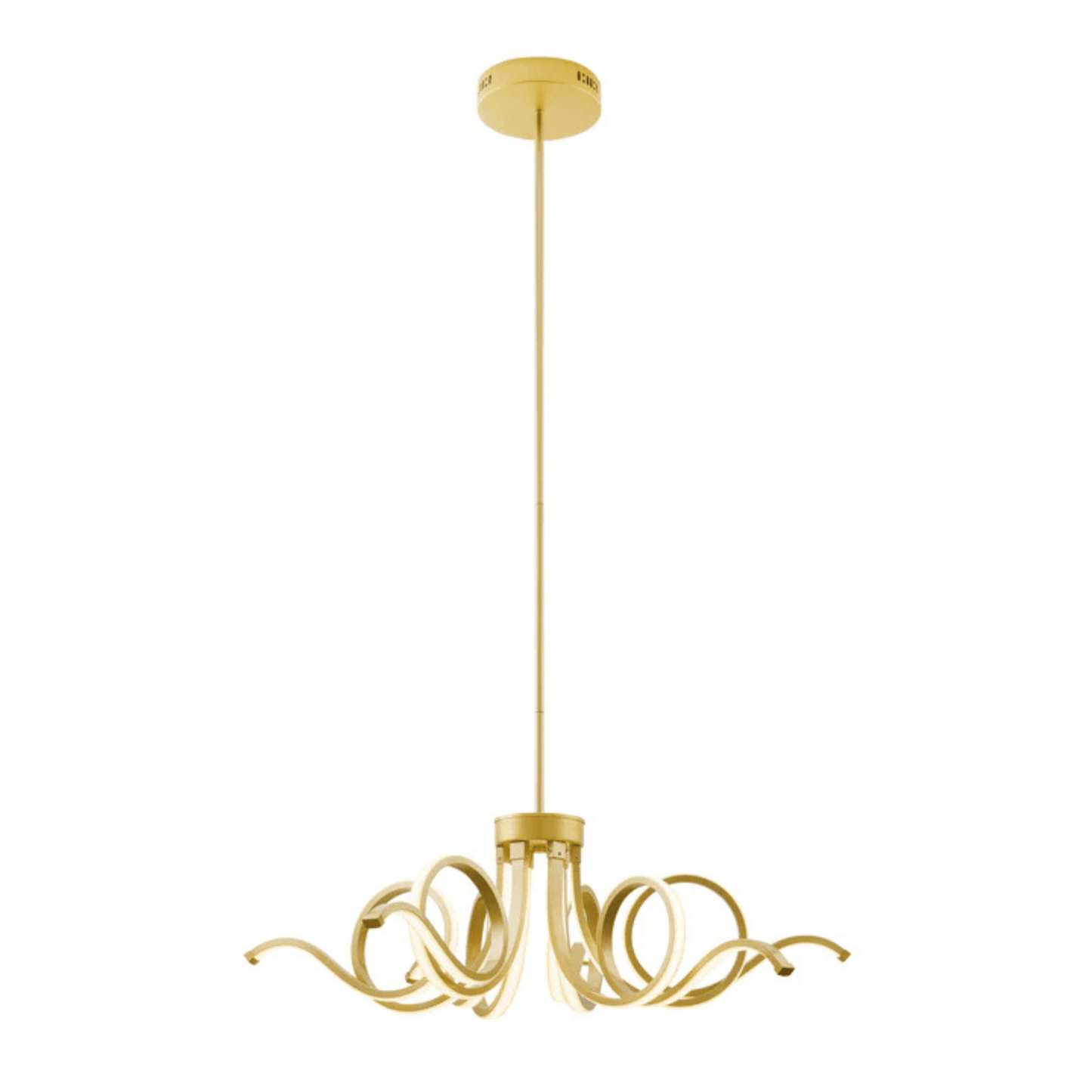 Magnolia LED Adjustable Chandelier Sandy Gold - Orvon Lighting