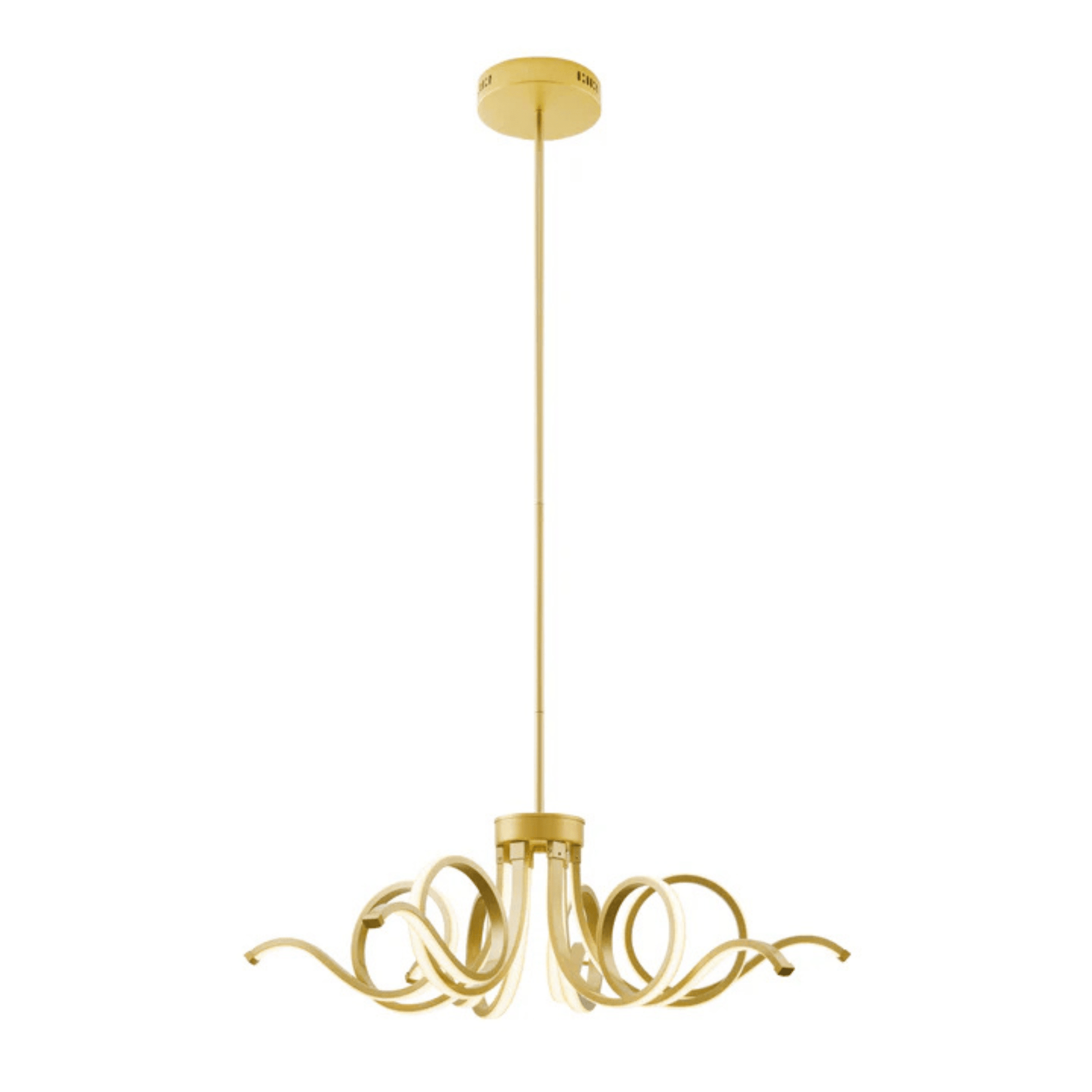 Magnolia LED Adjustable Chandelier Sandy Gold - Orvon Lighting