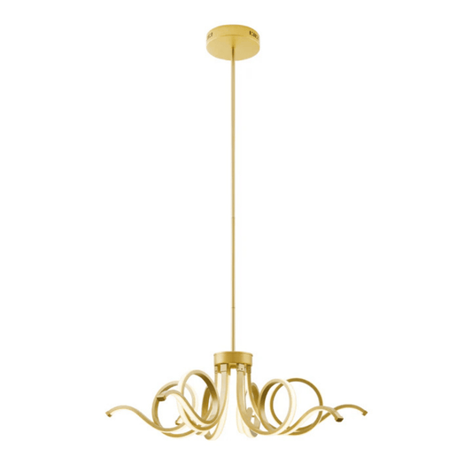 Magnolia LED Adjustable Chandelier Sandy Gold - Orvon Lighting