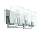 McClane 3 Light 24.25 inch Flat Black Vanity Light Wall Light 18524FB3 - Orvon Lighting
