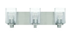 McClane 3 Light 24.25 inch Flat Black Vanity Light Wall Light 18524FB3 - Orvon Lighting