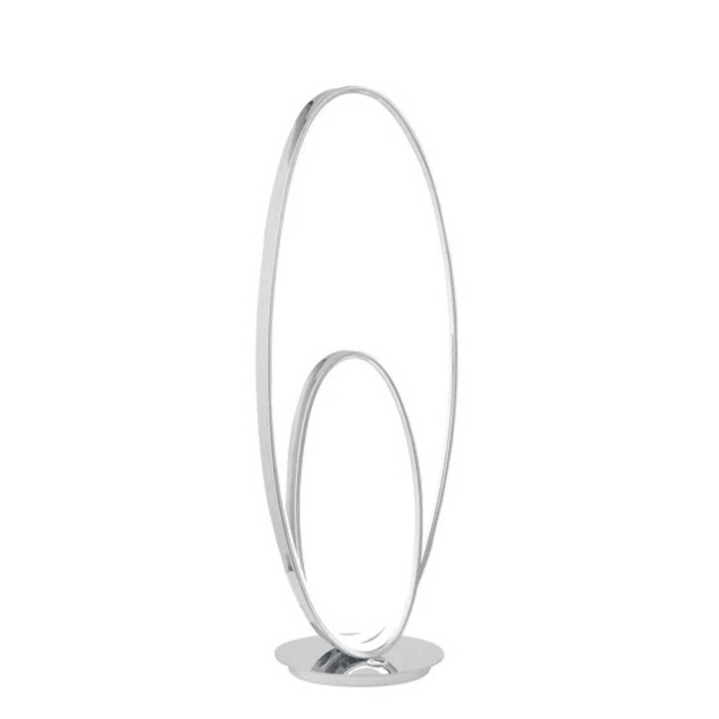 Milan Chrome Table Lamp LED Strip & Touch Dimmer - Orvon Lighting