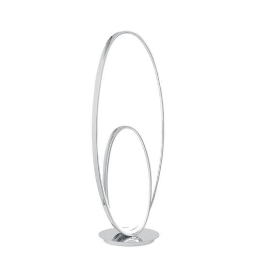 Milan Chrome Table Lamp LED Strip & Touch Dimmer - Orvon Lighting