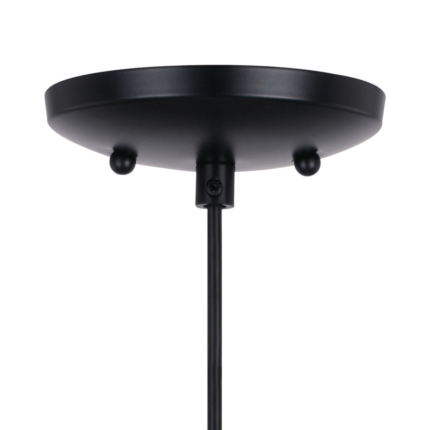 Milano 4.75 - in. Mini Pendant Azzura Glass Matte Black - Orvon Lighting
