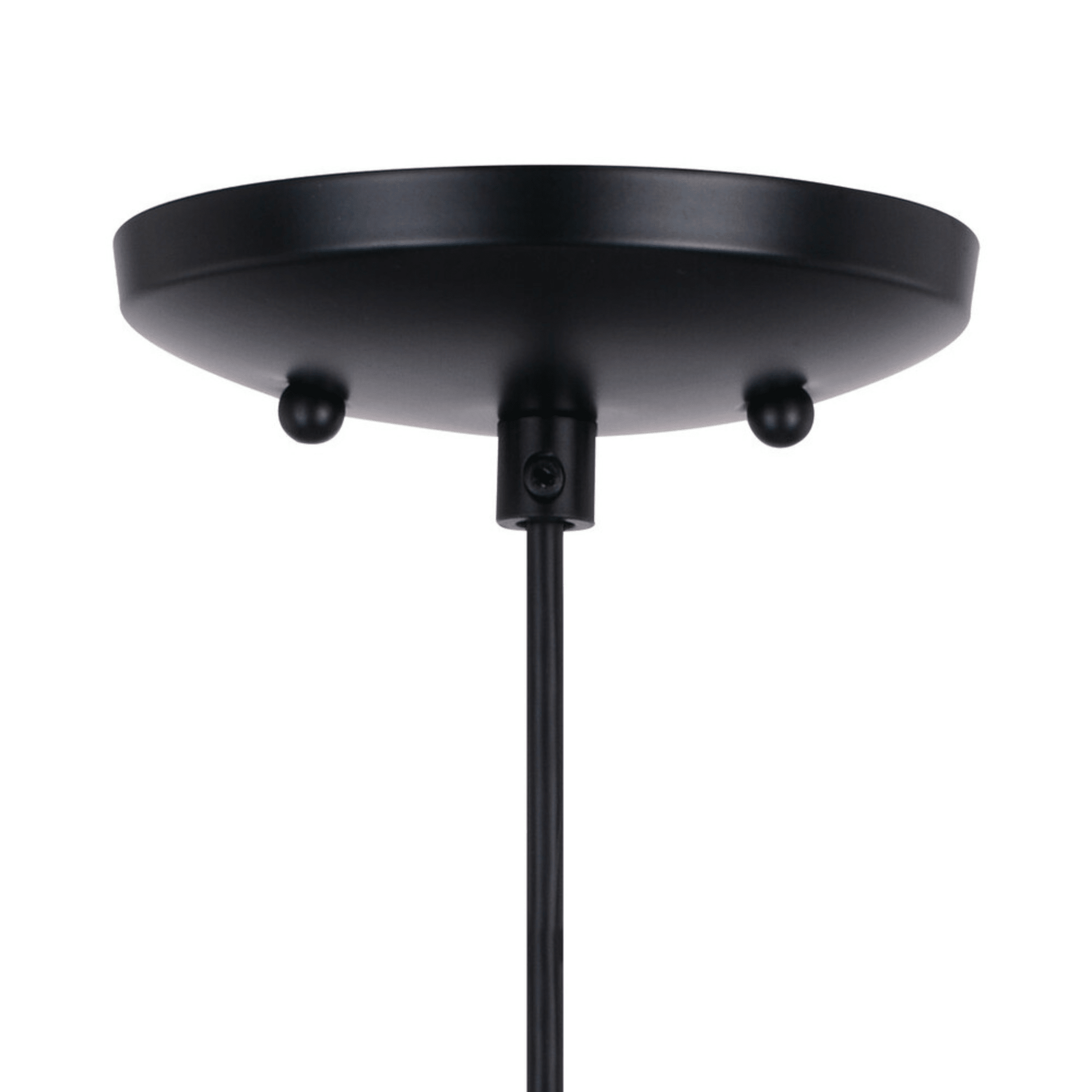 Milano 4.75 - in. Mini Pendant Azzura Glass Matte Black - Orvon Lighting