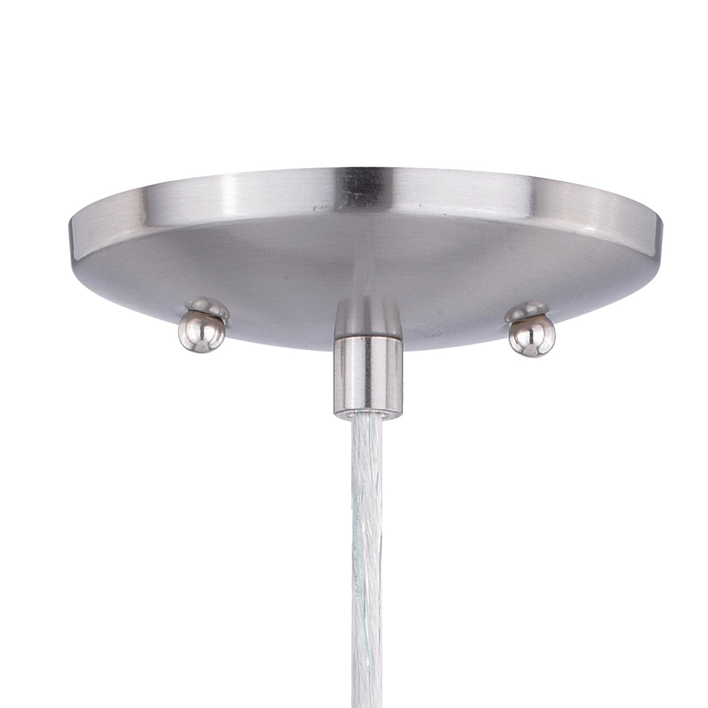 Milano 4.75 - in Mini Pendant Caribbean Swirl Glass Satin Nickel - Orvon Lighting