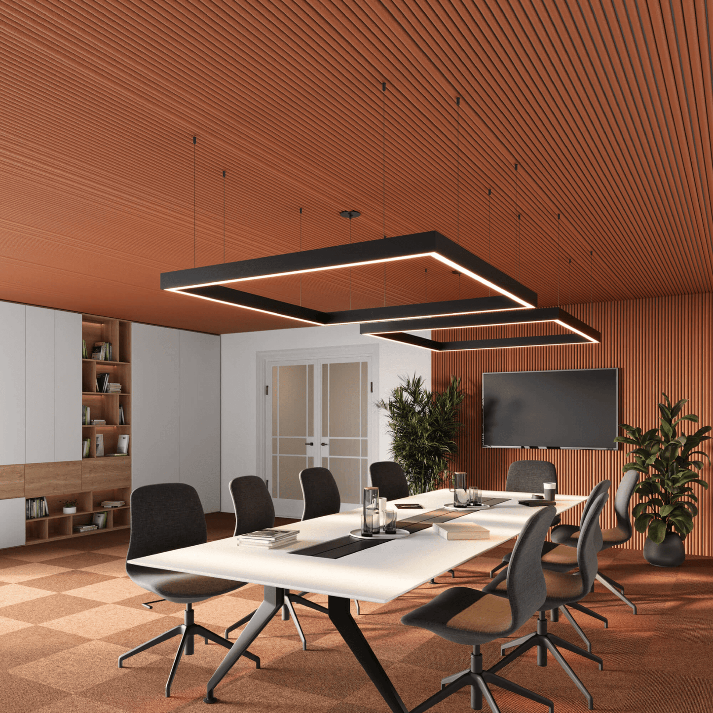 Modern 90° LED Pendant Corner Light - Orvon Lighting