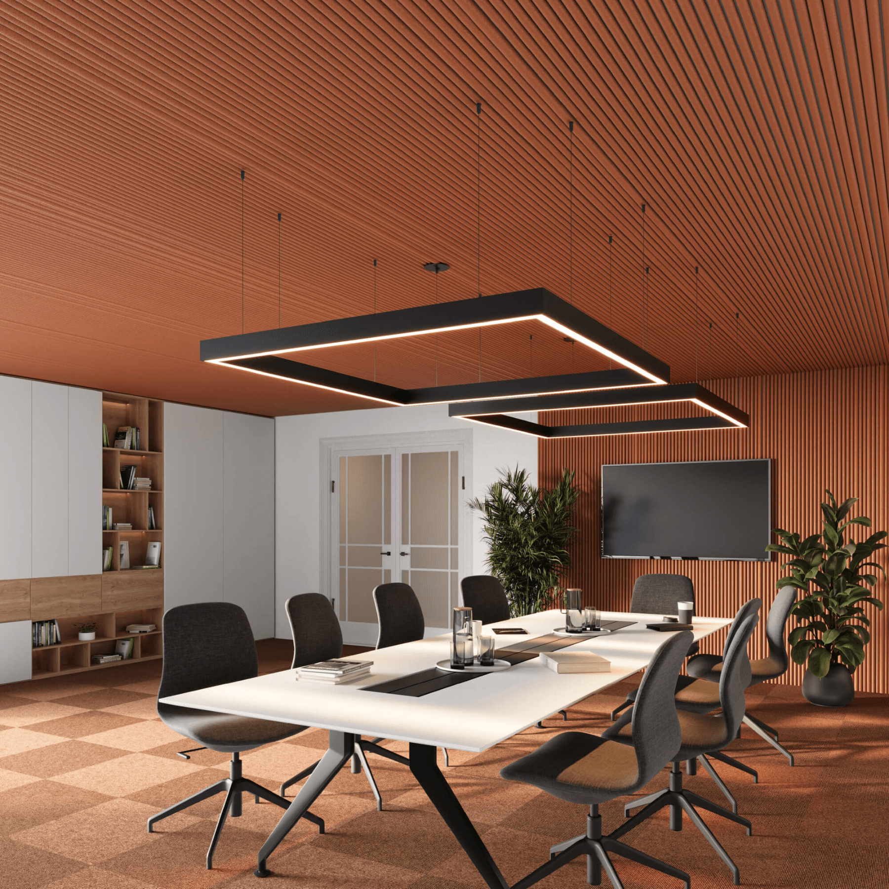 Modern 90° LED Pendant Corner Light - Orvon Lighting