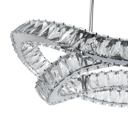 Monroe Crystal Chandelier Chrome - Orvon Lighting