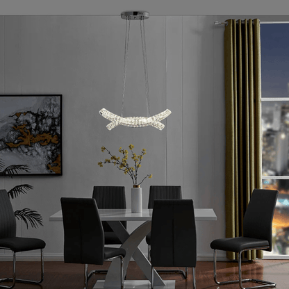 Monroe Crystal Chandelier Chrome - Orvon Lighting