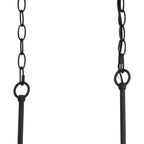Montclare 35 - in. 5 Light Linear Chandelier Textured Black and White Ash - Orvon Lighting