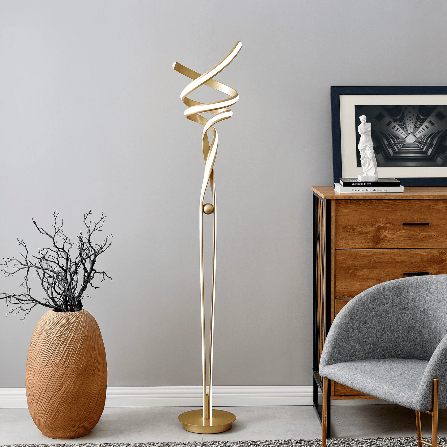 Munich LED 63" Floor Lamp Dimmable - Orvon Lighting