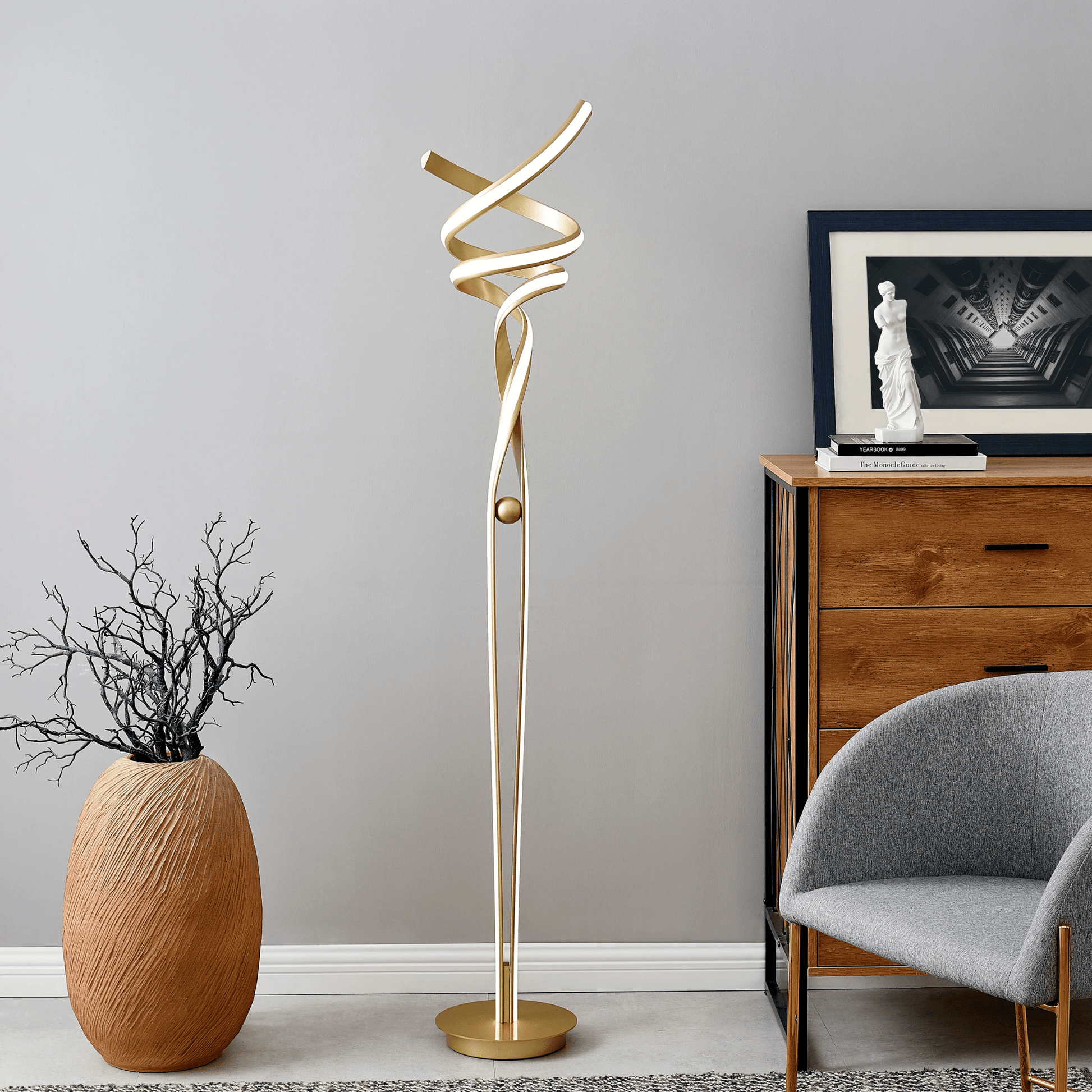 Munich LED 63" Floor Lamp Dimmable - Orvon Lighting