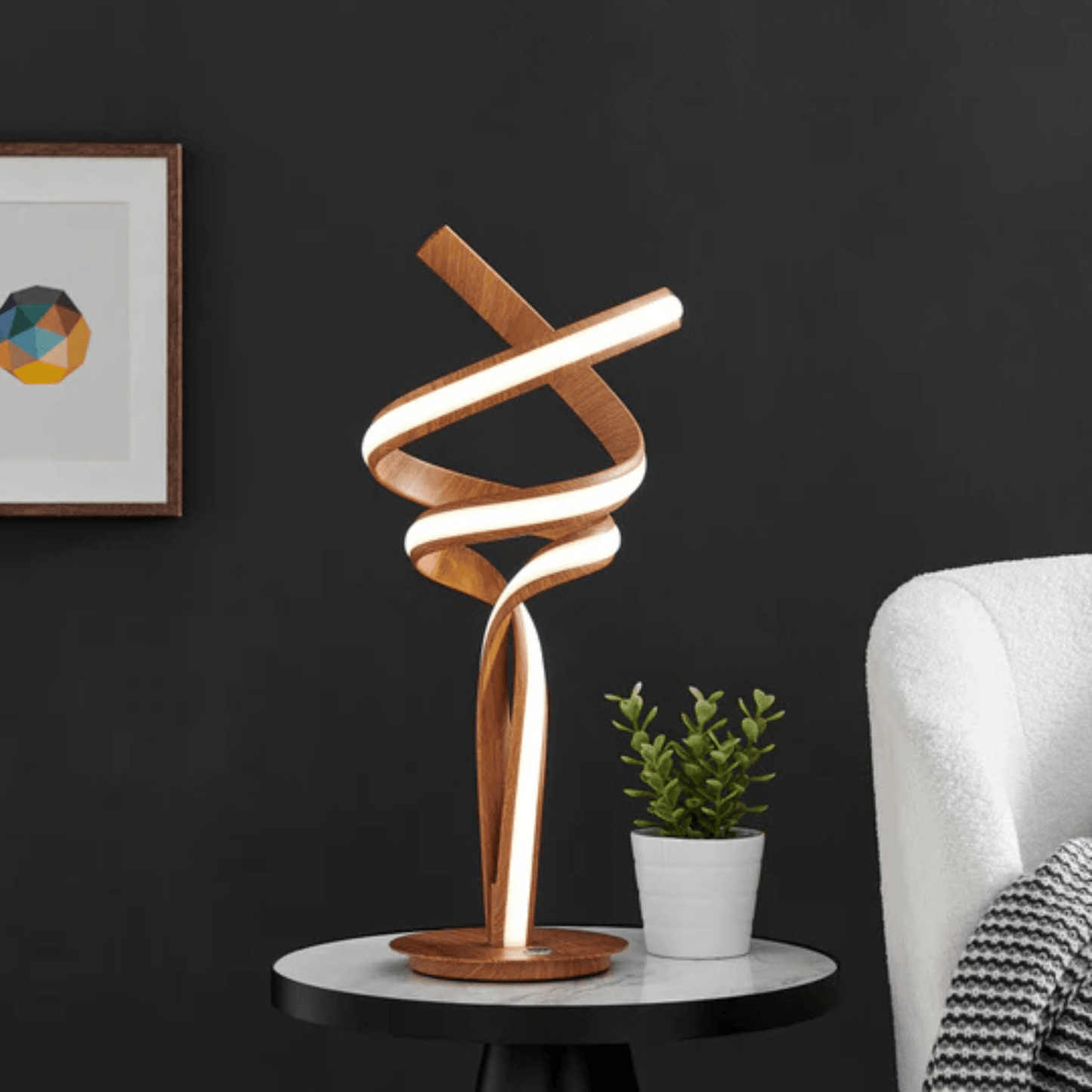 Munich Table Lamp LED Strip & Touch Dimmer - Orvon Lighting