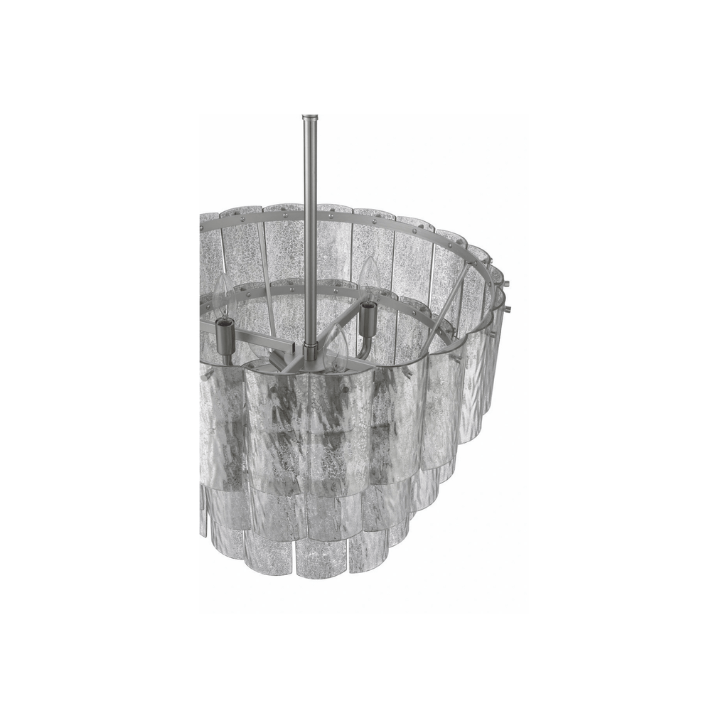Museo 9 Light 20.5 inch Satin Brass Pendant Ceiling Light - Orvon Lighting
