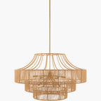 Surya Almaris Weave 36" L × 36" W Chandelier – Default Title