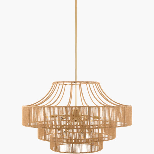 Surya Almaris Weave 36" L × 36" W Chandelier – Default Title