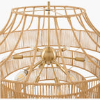 Surya Almaris Weave 36" L × 36" W Chandelier – Default Title additional view