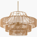 Surya Almaris Weave 36" L × 36" W Chandelier – Default Title additional view