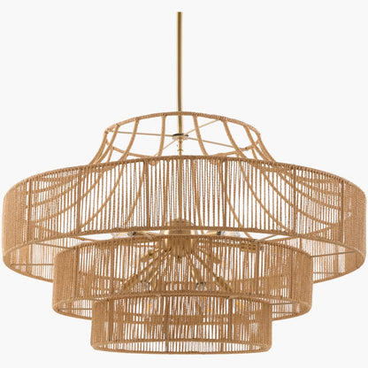 Surya Almaris Weave 36" L × 36" W Chandelier – Default Title additional view