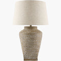 Surya Ocean Mist 18" L × 18" W × 30" H Accent Table Lamp – Brown