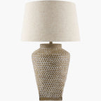 Surya Ocean Mist 18" L × 18" W × 30" H Accent Table Lamp – Brown