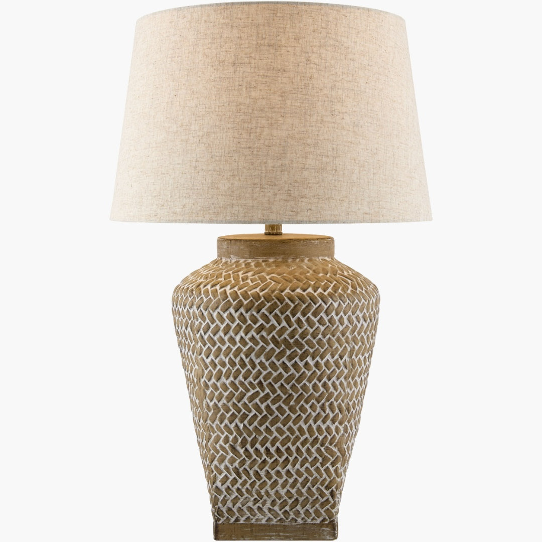 Surya Ocean Mist 18" L × 18" W × 30" H Accent Table Lamp – Brown additional view
