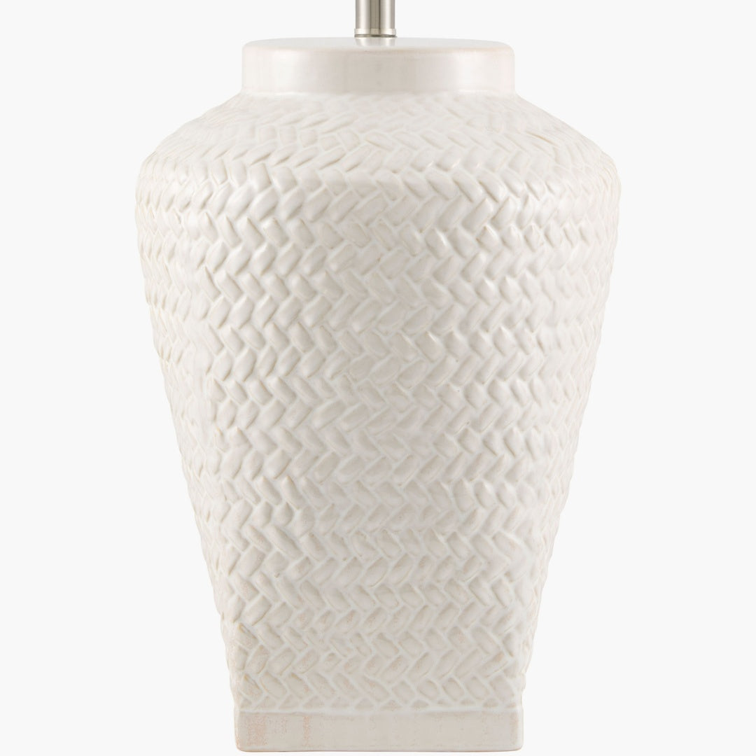Surya Ocean Mist 18" L × 18" W × 30" H Accent Table Lamp – White additional view