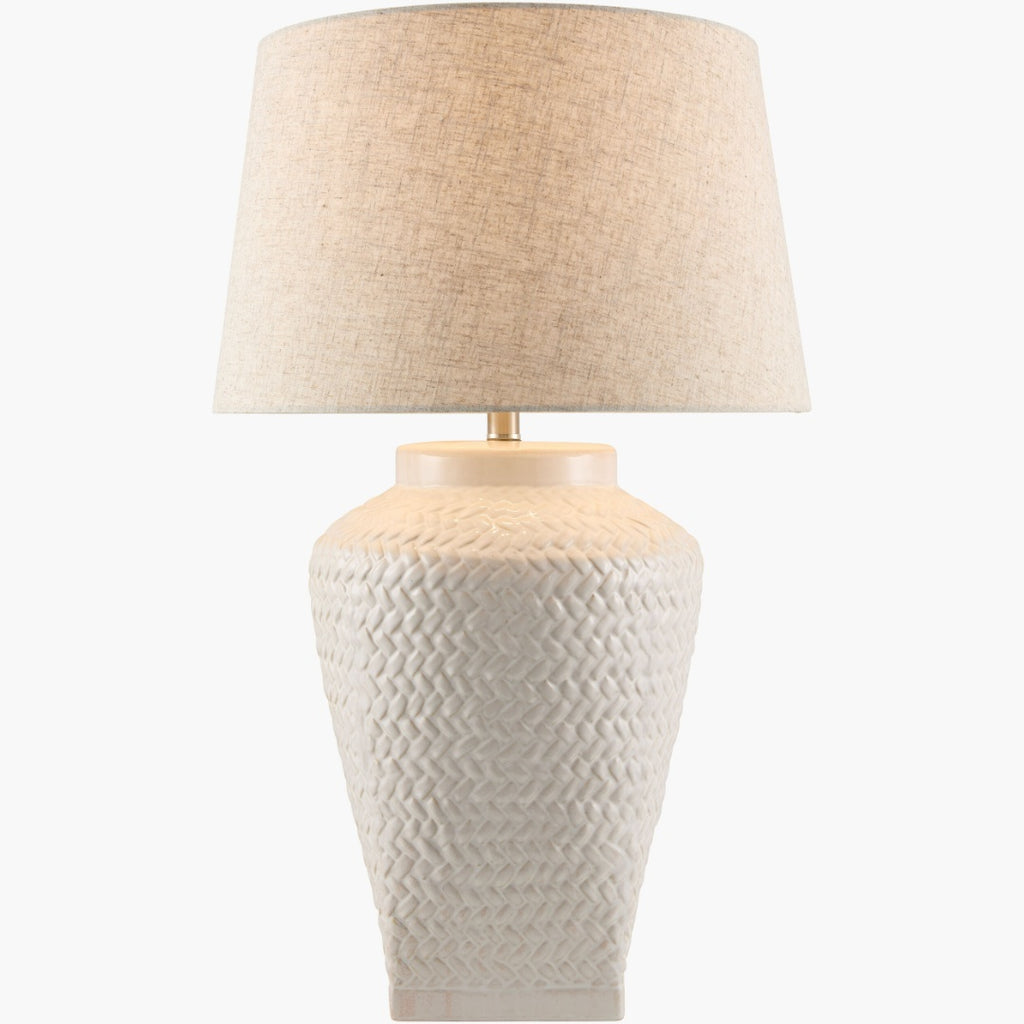 Surya Ocean Mist 18" L × 18" W × 30" H Accent Table Lamp – White additional view