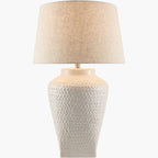 Surya Ocean Mist 18" L × 18" W × 30" H Accent Table Lamp – White additional view