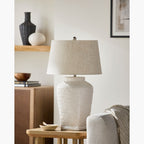 Surya Ocean Mist 18" L × 18" W × 30" H Accent Table Lamp – White additional view