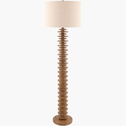 Surya Palmera Totem 18" L × 18" W × 65" H Accent Floor Lamp – Default Title