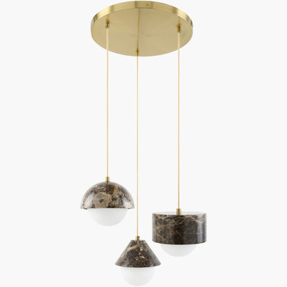 Surya Marzia 27" L × 8" W Chandelier – MZI-030