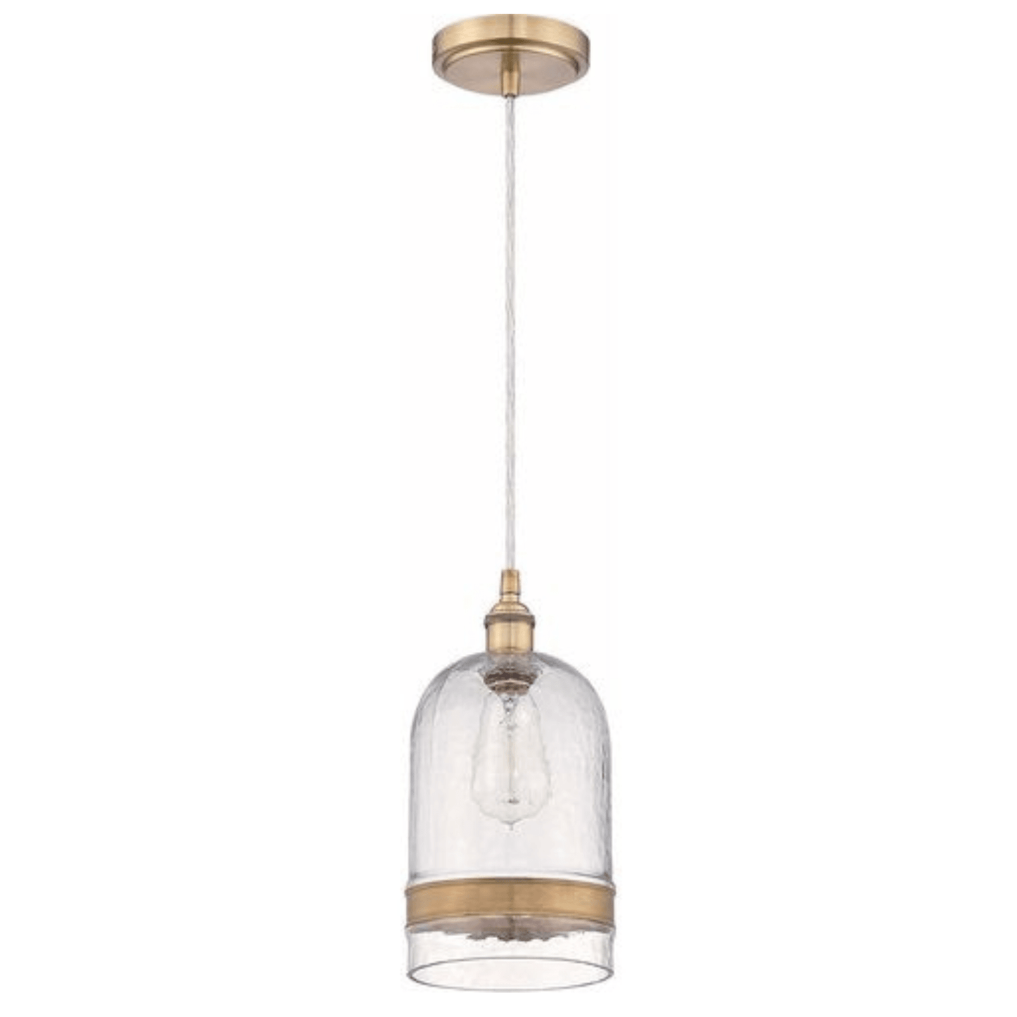 Neighborhood 1 Light 5.75 inch Aged Copper Mini Pendant Ceiling Light - Orvon Lighting