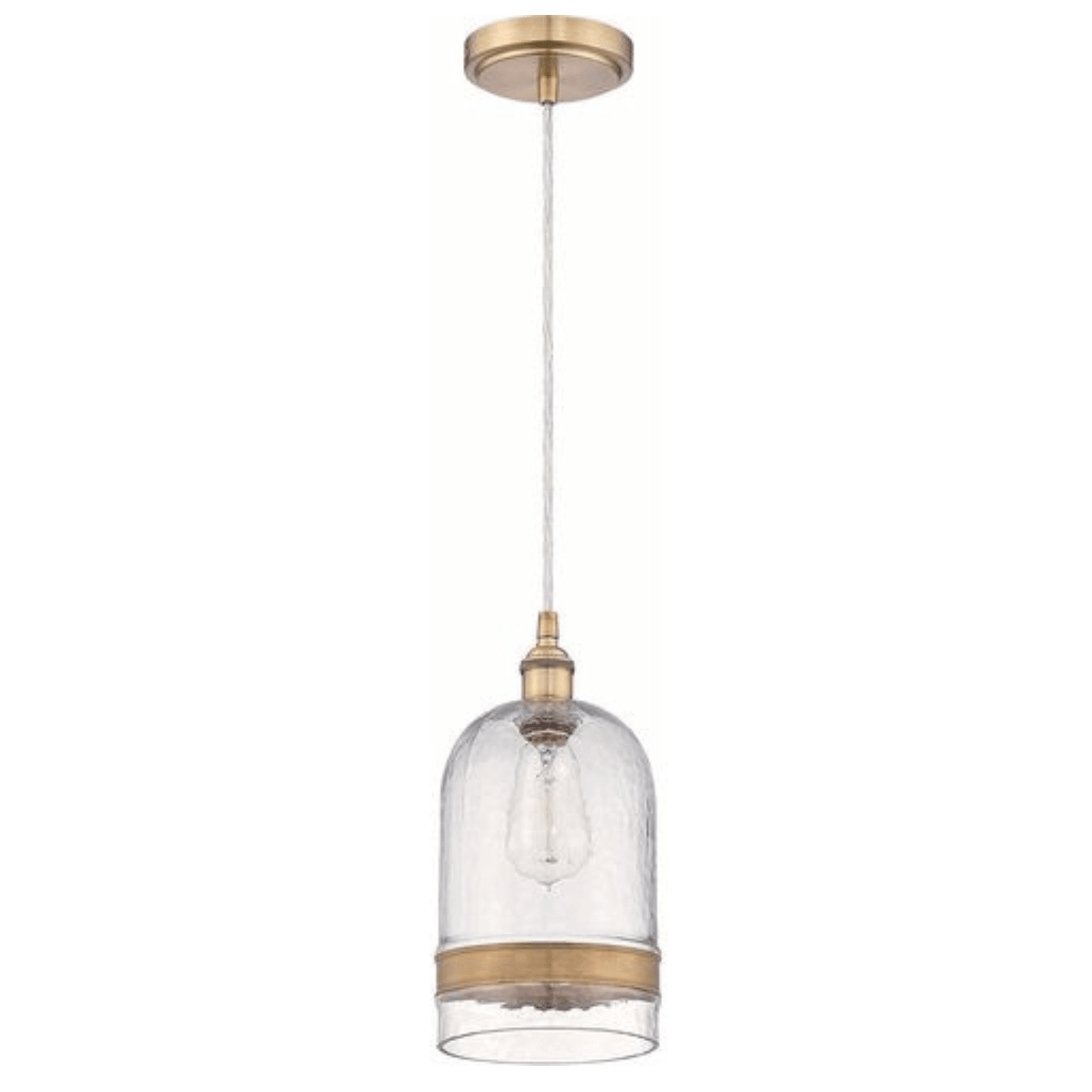Neighborhood 1 Light 5.75 inch Aged Copper Mini Pendant Ceiling Light - Orvon Lighting