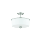 Neighborhood Bolden 2 Light 13 inch Flat Black Convertible Semi Flush Ceiling Light - Orvon Lighting