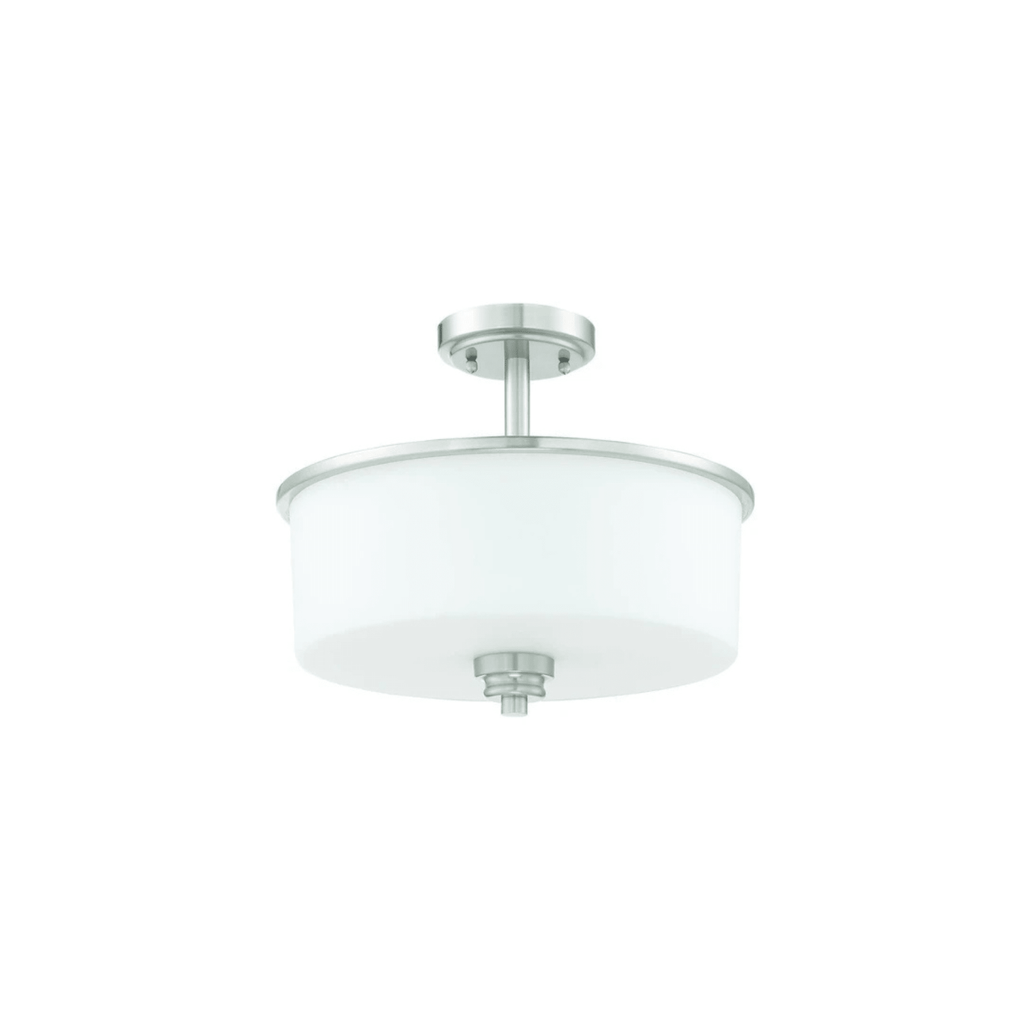 Neighborhood Bolden 2 Light 13 inch Flat Black Convertible Semi Flush Ceiling Light - Orvon Lighting