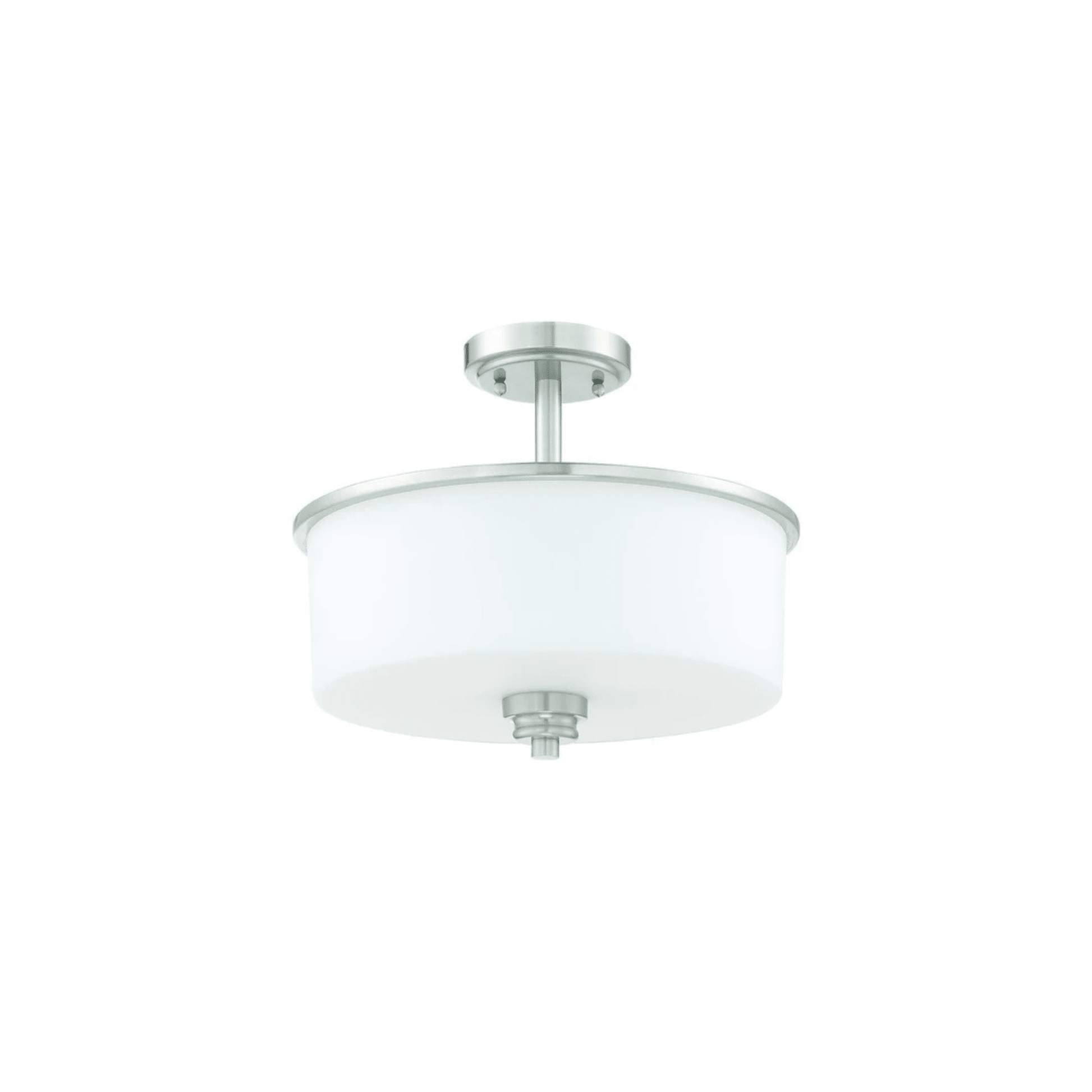 Neighborhood Bolden 2 Light 13 inch Flat Black Convertible Semi Flush Ceiling Light - Orvon Lighting