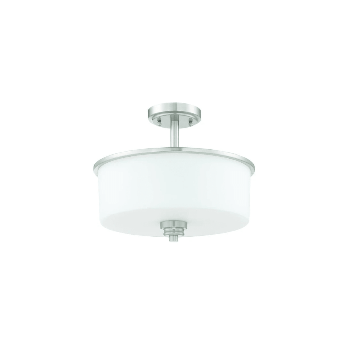 Neighborhood Bolden 2 Light 13 inch Flat Black Convertible Semi Flush Ceiling Light - Orvon Lighting