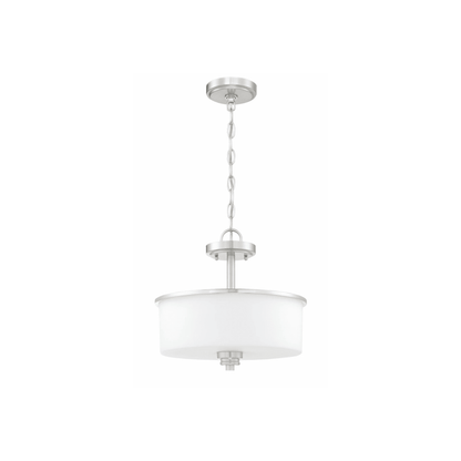 Neighborhood Bolden 2 Light 13 inch Flat Black Convertible Semi Flush Ceiling Light - Orvon Lighting