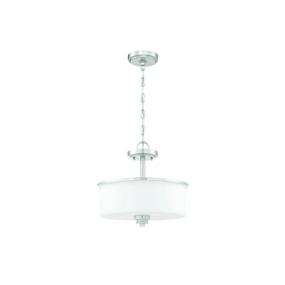 Neighborhood Bolden 2 Light 13 inch Flat Black Convertible Semi Flush Ceiling Light - Orvon Lighting