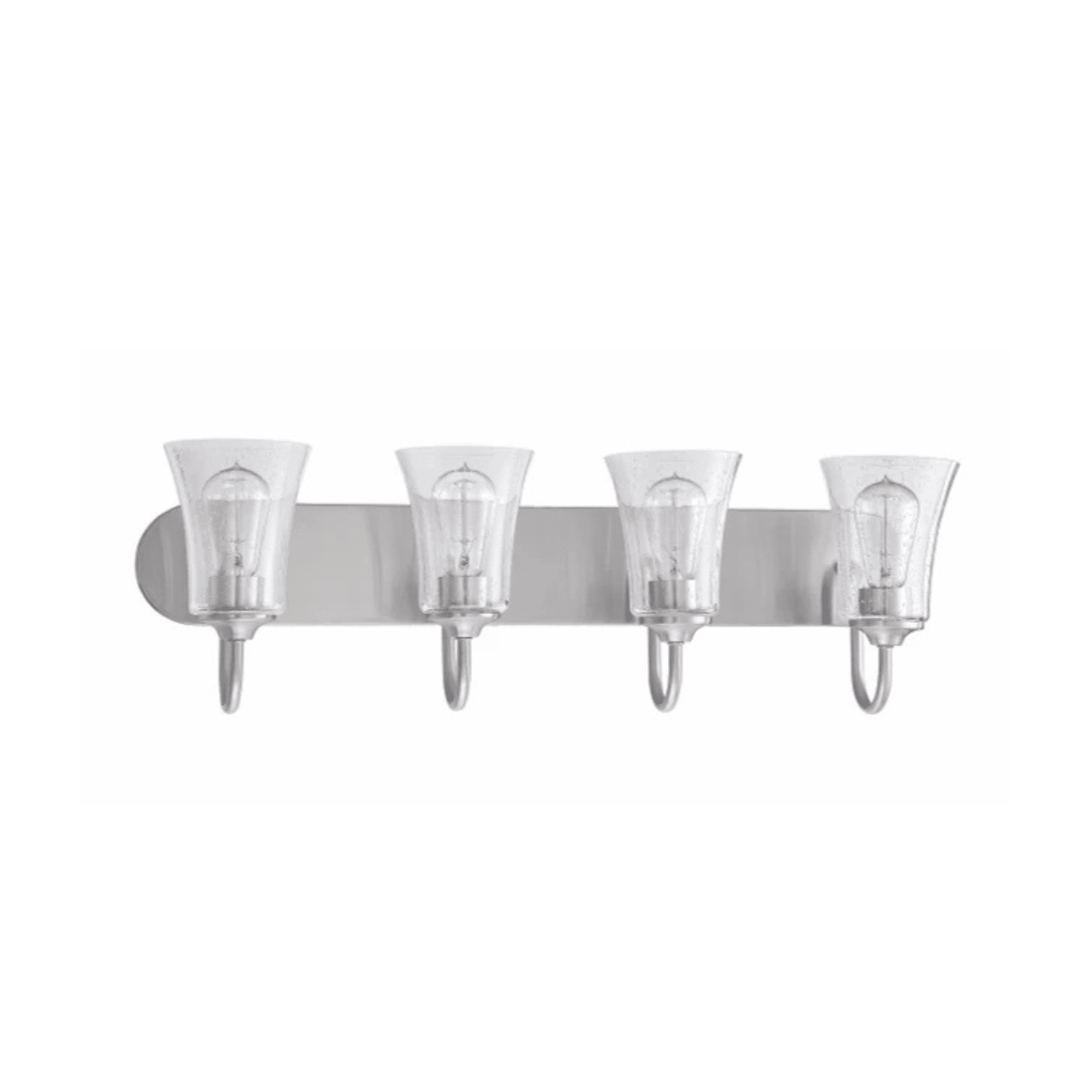 Neighborhood Gwyneth 4 Light 30 inch Vanity Light Wall Light in Clear Seeded - Orvon Lighting