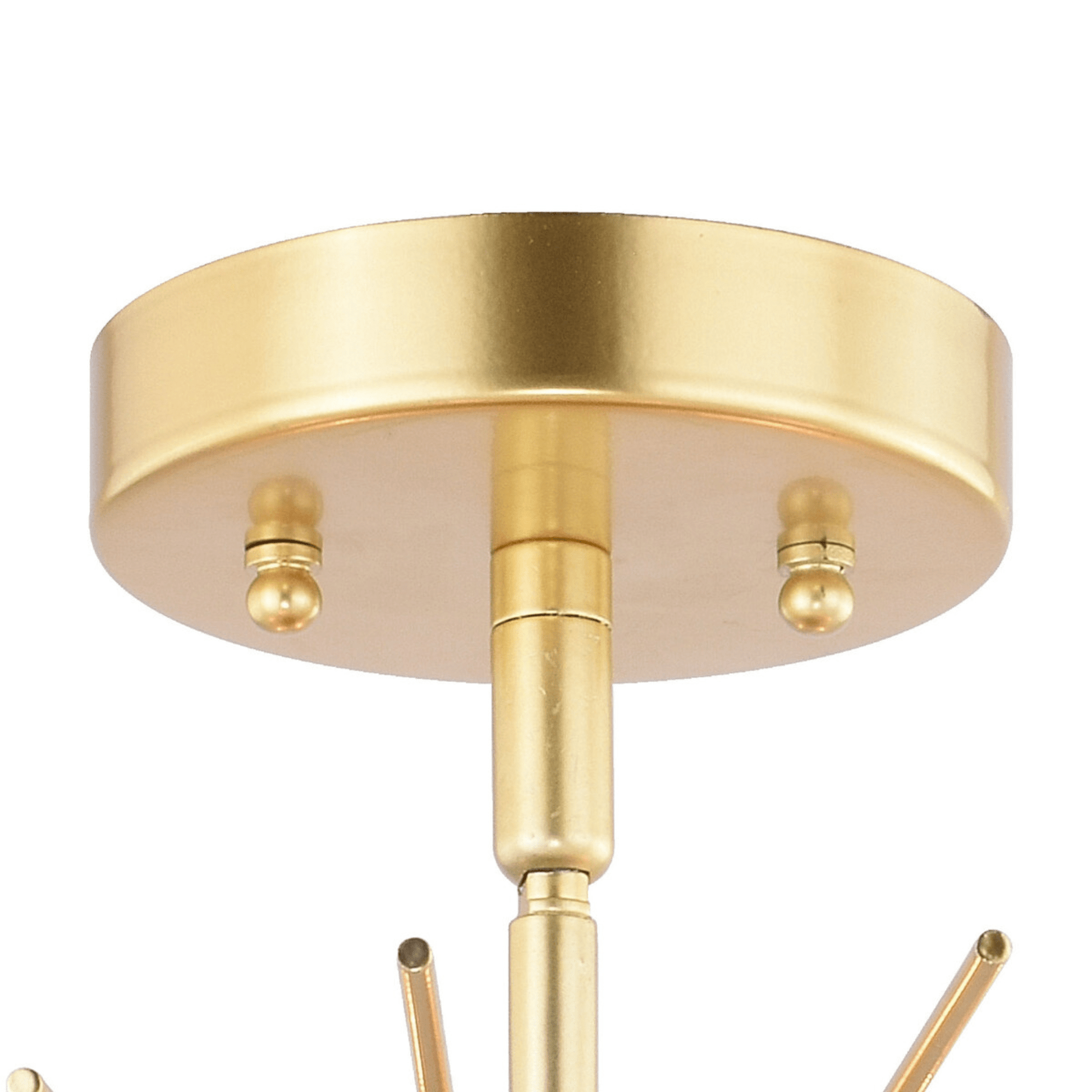 Nikko 24 - in Semi Flush Ceiling Light Gold - Orvon Lighting