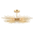 Nikko 24 - in Semi Flush Ceiling Light Gold - Orvon Lighting