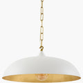 Surya Noren 17.7" L × 17.7" W Pendant – White