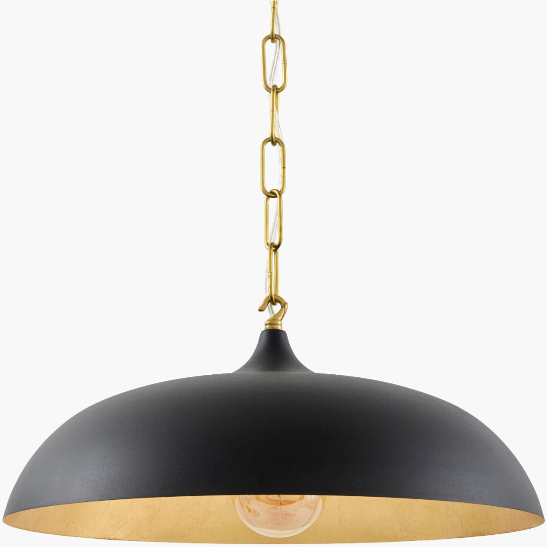 Surya Noren 17.7" L × 17.7" W Pendant – Brass