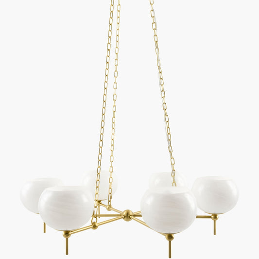 Surya Okena 60" L × 35.5" W Chandelier – Default Title