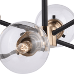 Orbit 25 - in Semi Flush Ceiling Light Oil Rubbed Bronze and Muted Brass - Orvon Lighting